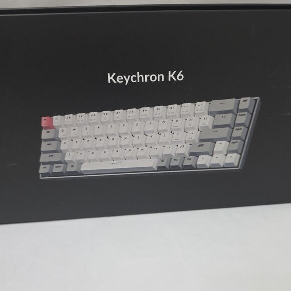 Keychron V6 Wired RGB Mechanical Keyboard, Hot-Swap, Knob, K Pro Red Switch - Picture 10 of 11